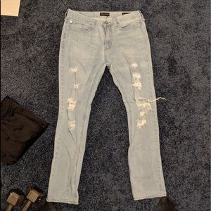 PacSun Ripped Light Skinny Jeans